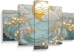 Tablou - Perle 3D în Ocean (150x105 cm)
