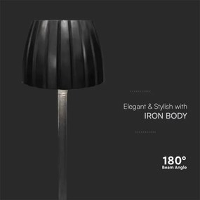 Lampă de birou LED reglabilă, reîncărcabilă, 2,7W, 5V, 3000-6000K, 1800 mAh, nea