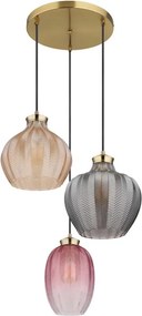 Globo 15898-3HR - Lustră suspendată pe cablu JESSICA 3xE27/60W/230V Ø 45 cm