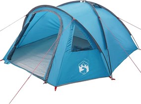 vidaXL Cort de Camping albastru 308 x 268 x 130 cm Poliester
