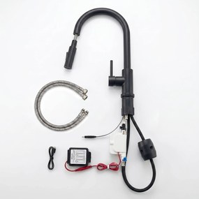 Baterie de bucătărie Rea Fresh Touch Black Matt