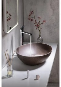 Sapho - Lavoar pentru blat FORMIGO 60x40 cm beton/maro