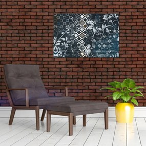 Tablou - Decorațiuni flori (90x60 cm)