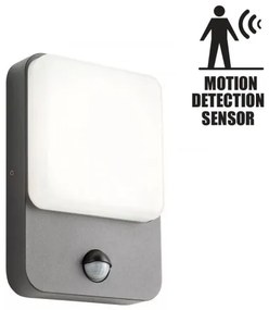 Aplică LED de exterior cu senzor Redo 90133 COLIN 1xLED/9W/230V IP54