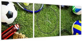 Tablou - Sport (cu ceas) (90x30 cm)