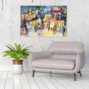 Tablou - Oraș western (90x60 cm)
