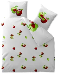 Lenjerie de pat din bumbac Renforce TAMEA albă Dimensiune lenjerie de pat: 2 buc 80 x 80 cm | 200 x 200 cm