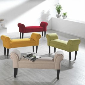 Bancă, catifea Velvet, maro-miere/negru, BURDA