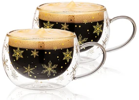 Pahare termo cappuccino 4Home Snow Hot&Cool 270 ml, 2 buc.