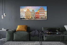 Tablouri canvas Gdańsk clădiri vechi oraș