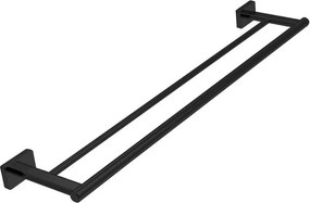 Bara dubla portprosop Ferro Greta negru 600 mm