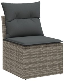 vidaXL Set de canapele pentru grădină Manual 6 pcs Gri 55 x 55 x 37 cm
