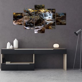 Tablou cu râul pietros (125x70 cm), în 40 de alte dimensiuni noi