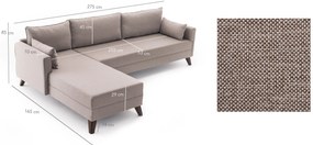 Canapea extensibilă Bellina 1 (bej) (S). 1063022