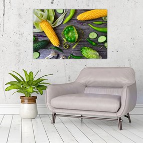 Tablou cu legume (90x60 cm)