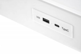 Birou B52 cu functie de reglare a inaltimii L120 alb