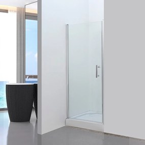 Solo New 90x195 cm ușă de duș cu sticlă securizată de 6 mm