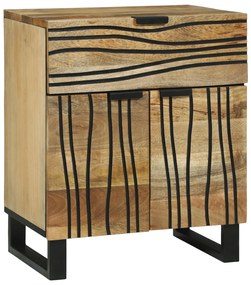 vidaXL Noptieră din lemn masiv de mango 50x33x60 cm de la
