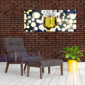 Tablou cu șampanie (120x50 cm)