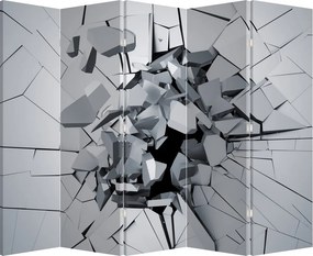 Paravan - Abstracție 3D (210x170 cm)