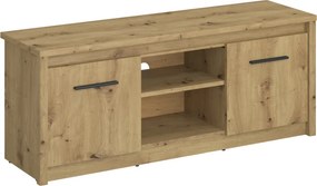 Masă TV 2D/125, stejar Artisan, AIRON