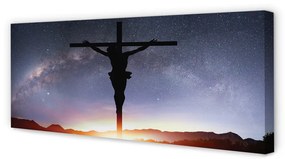Tablouri canvas Isus răstignit cer