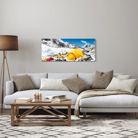 Tablou - Camping la munte (120x50 cm)