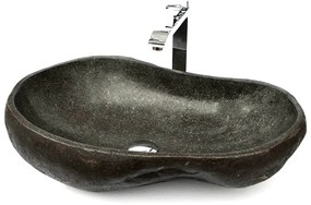 Lavoar din piatră naturală de râu Lavabo Cut - mic