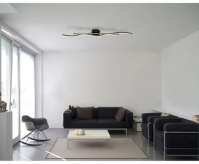Plafoniera LED aluminiu negru mat BOYD