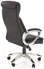 Scaun de birou Thomas piele ecologica negru H122 cm
