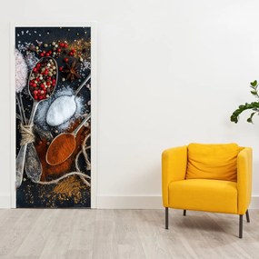 Fototapet pentru ușă - Condimente (95x205cm)
