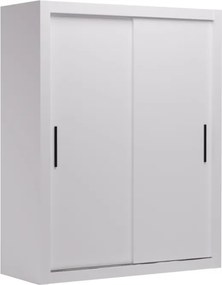 Dulap cu usi glisante 160x200 cm, Modi, ADRK Furniture (Culoare: Alb)