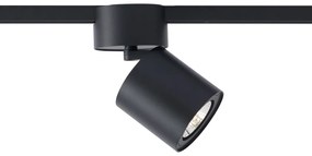 Spot modern negru pentru sistem de șină monofazat GU10 70mm - Iconic Roto