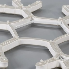 Lumina fulgilor de zăpadă 40 x 35 cm, 360 LED, alb rece