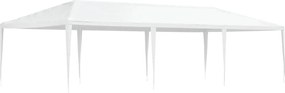 vidaXL Cort de petrecere, alb, 4 x 9 m