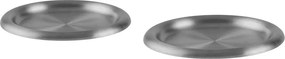 Farfurii argintii 2 buc. din oțel inoxidabil ø 28 cm Roto – noo.ma
