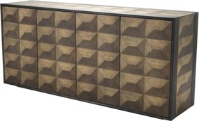 Comoda design LUX din furnir de stejar Gregorio 112010 HZ