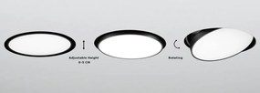 Plafoniera LED incastrabila reglabila PERFECT 60cm alba 3000K Dimmable