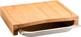 Blat pentru taiat din bambus cu recipient, Gastro-Norm 1/2