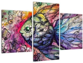 Tablou - Peștișorul colorat (90x60 cm)