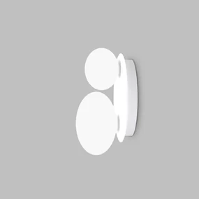 Aplica de perete design modern Ninfea ap2 alb
