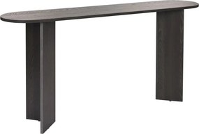 Consola SIRA, negru, PAL, 150x35x75 cm