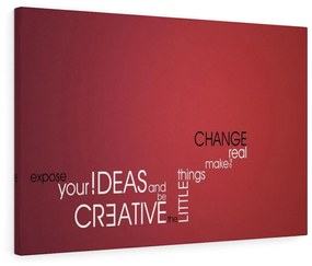 Tablou canvas Motivational Creative 120x80 cm