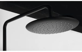 Sapho - Set de duș SOLARIS cu baterie, negru mat