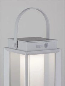 Lampa LED solara portabila iluminat exterior decorativ VERHAAL alba