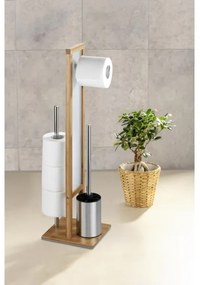 WENKO Perie WC RIVALTA 24391100, 18x70 cm, maro/alb/negru