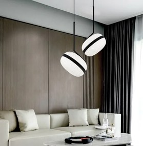 Pendul pe cablu PALMA 1xE27/40W/230V negru