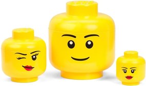 Cutie depozitare LEGO® Winky S, galben, ⌀ 16,3 cm