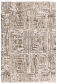 Covor bej 80x150 cm Kuza Lines Beige – Asiatic Carpets