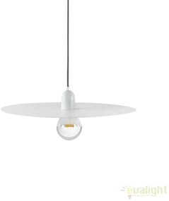 Pendul design modern minimalist PLAT alb 68146
